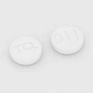 Aspirin 325 mg tablet: white, round, 10 mm, imprinted TCL on one side and 011 on the other.