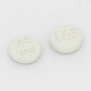 Bumetanid 2 mg Tablette: weiß, rund, 10 mm, Prägung AC and 165.