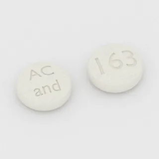 Bumetanid 0.5 mg Tablette: weiß, rund, 6 mm, Prägung AC and 163.