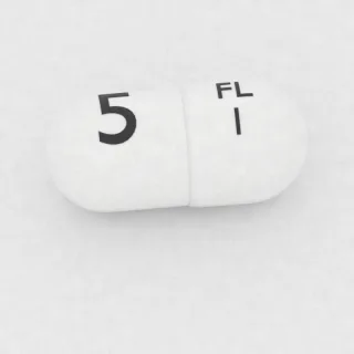 Kariprazyna 1.5 mg, kapsułka: biała i biała, 14 mm, z oznaczeniem FL 1 5.