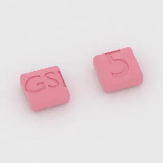 Ambrisentan 5 mg Tablette: rosa, quadratisch, 7 mm, Prägung GSI auf der einen Seite und 5 auf der anderen.