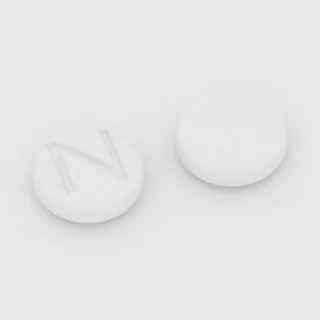 Bisoprolol 10 mg tablet: white, round, 5 mm, imprinted N.