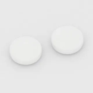 Amoksycylina + kwas klawulanowy 100 mg / 25 mg, tabletka: biała, okrągła, 9 mm, bez oznaczenia.