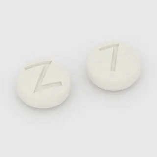 Amlodipine 2.5 mg tablet: white, round, 4 mm, imprinted Z on one side and 7 on the other.