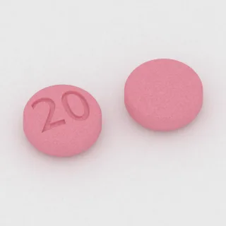 Amitriptilin 10 mg tablet: pembe, yuvarlak, 4 mm, üzerinde 20 baskısı var.