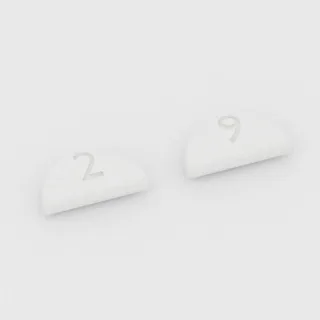 Buprenorphin und Naloxon 2.9 mg / 0.71 mg Tablette: weiß, halbrund, 6 mm, Prägung 2 auf der einen Seite und 9 auf der anderen.